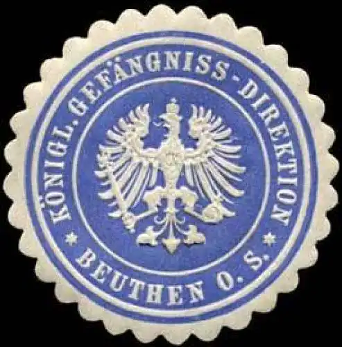 K. GefÃ¤ngniss-Direktion - Beuthen Ober-Schlesien