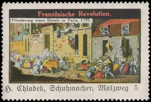 1790 PlÃ¼nderung eines Hotels in Paris