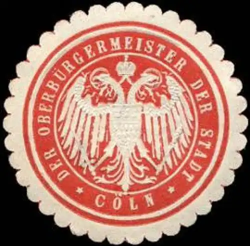 Der OberbÃ¼rgermeister der Stadt - CÃ¶ln