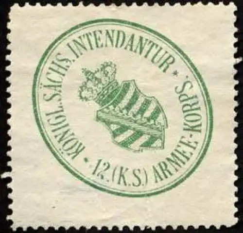 KÃ¶niglich SÃ¤chsische Intendantur - 12. (KÃ¶niglich SÃ¤chsische) Armee - Korps