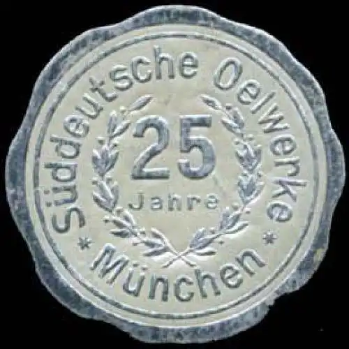 25 Jahre SÃ¼ddeutsche Oelwerke