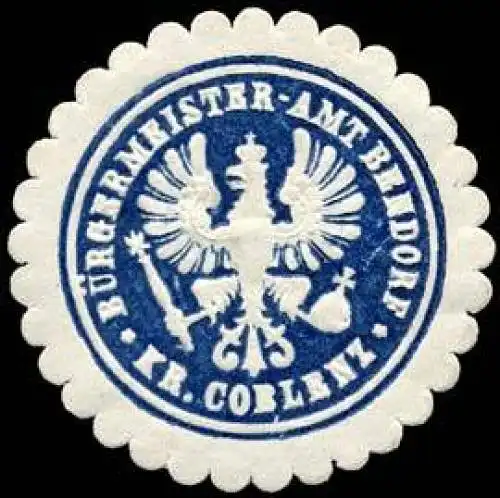 BÃ¼rgermeister - Amt Bendorf - Kreis Coblenz