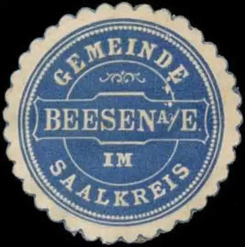 Gemeinde Beesen/E. im Saalkreis