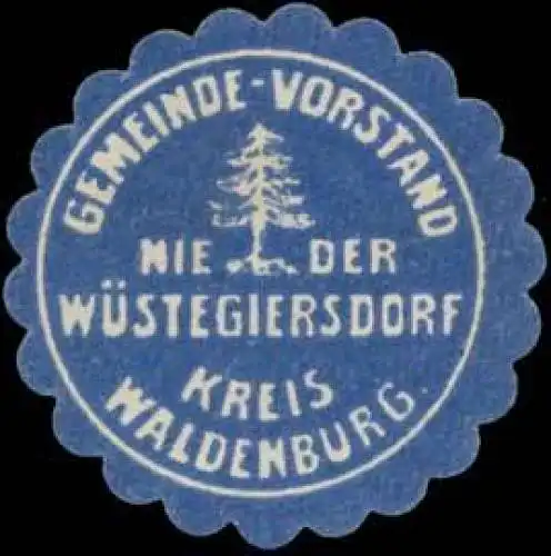 Gemeinde-Vorstand Nieder WÃ¼stegiersdorf Kreis Waldenburg