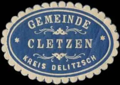 Gemeinde Kletzen Kreis Delitzsch