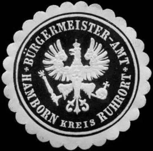 BÃ¼rgermeister - Amt - Hamborn - Kreis Ruhrort