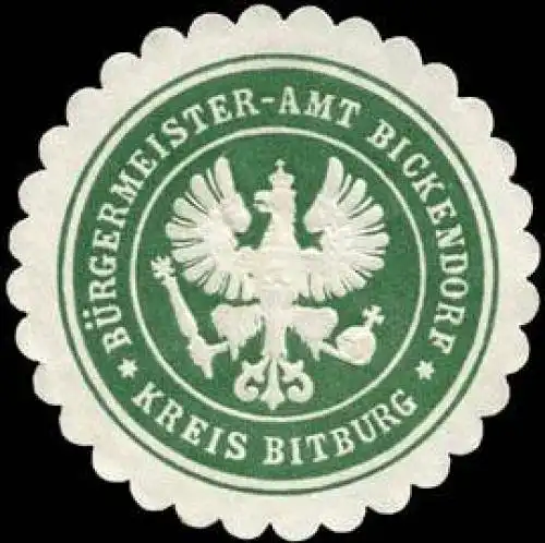 BÃ¼rgermeister - Amt Bickendorf - Kreis Bitburg