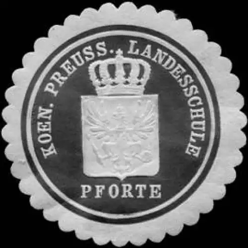 Koeniglich Preussische Landesschule Pforte
