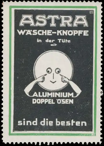 Astra WÃ¤sche-KnÃ¶pfe