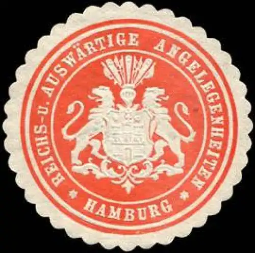 Reichs - und AuswÃ¤rtige Angelegenheiten Hamburg