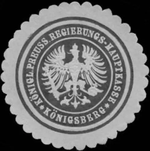 K.Pr. Regierungs-Hauptkasse KÃ¶nigsberg/PreuÃen