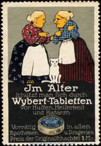 Im Alter schÃ¼tzt man sich durch Wybert-Tabletten