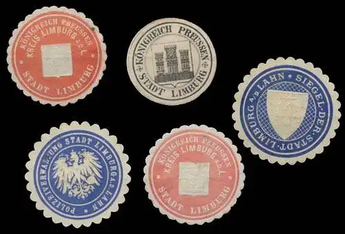 Limburg Lahn Sammlung Siegelmarken