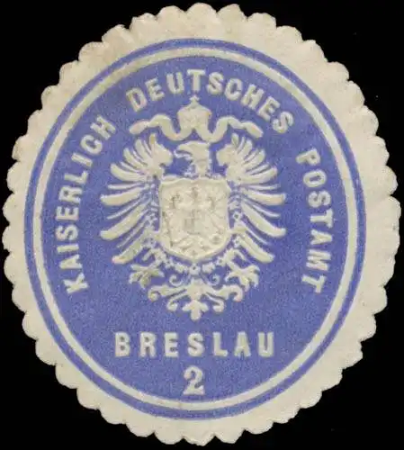 K. Deutsches Postamt Breslau 2