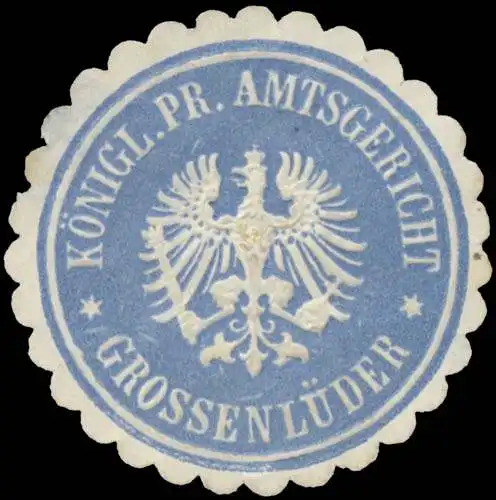 K.Pr. Amtsgericht GroÃenlÃ¼der