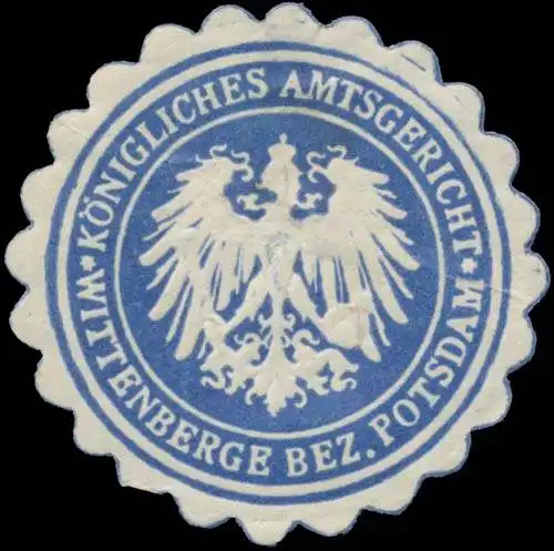 K. Amtsgericht Wittenberge Bezirk Potsdam