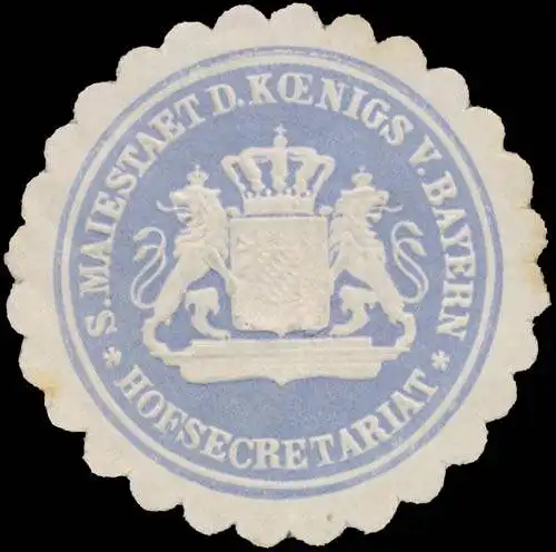 Hofsecretariat S. MajestÃ¤t des KÃ¶nigs von Bayern