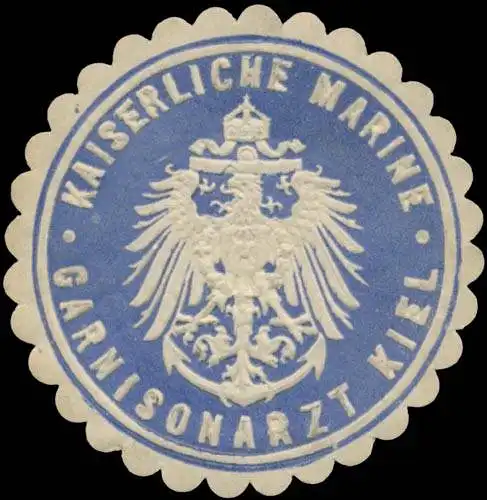 K. Marine Garnisonarzt Kiel