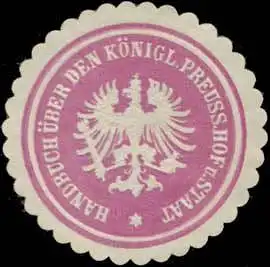 Handbuch fÃ¼r den KÃ¶nigl. Preuss. Hof und Staat