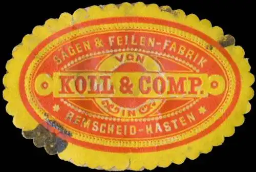 SÃ¤gen & Feilen-Fabrik Koll & Comp