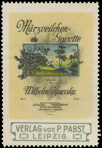 MÃ¤rzveilchen Gavotte von Wilhelm Hausska