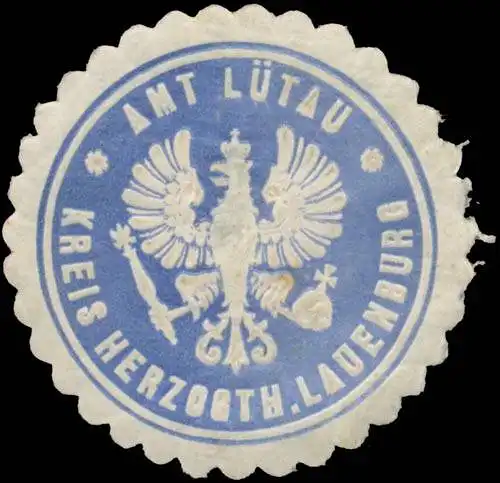 Amt LÃ¼tau Kreis Herzogthum Lauenburg
