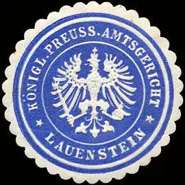 KÃ¶niglich Preussische Amtsgericht - Lauenstein