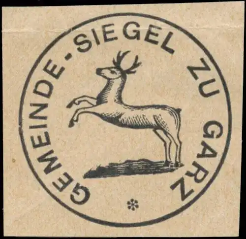 Gemeinde-Siegel zu Garz