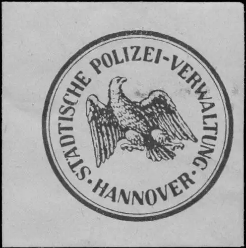 StÃ¤dtische Polizei-Verwaltung Hannover
