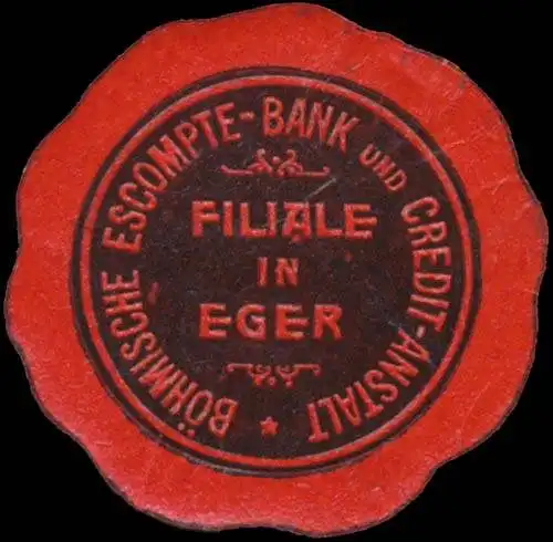 BÃ¶hmische Escompte-Bank und Credit-Anstalt Filiale in Eger