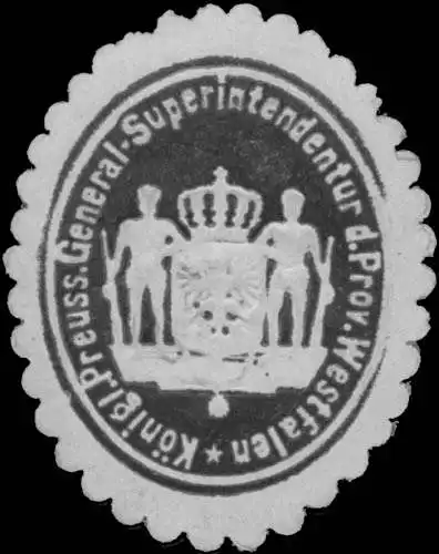 K.Pr. General-Superintendentur der Provinz Westfalen