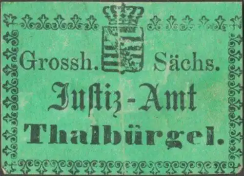 Gr. S. Justizamt ThalbÃ¼rgel