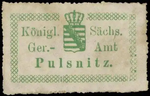 K.S. Gerichtsamt Pulsnitz