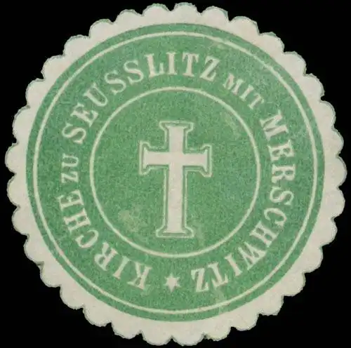 Kirche zu SeuÃlitz mit Merschwitz