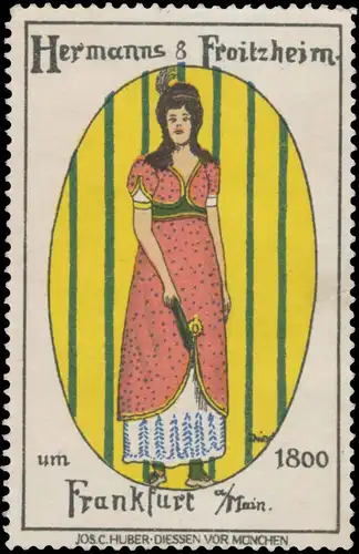 Damen-Mode um 1800