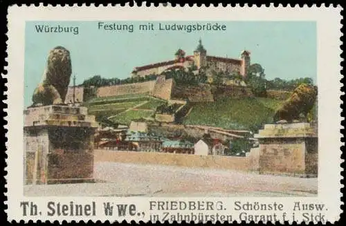 WÃ¼rzburg Festung mit LudwigsbrÃ¼cke