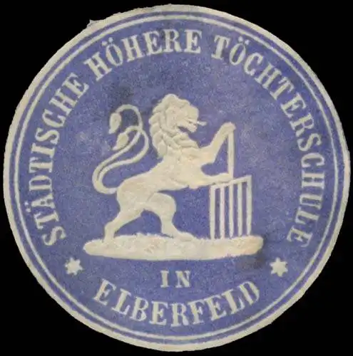 StÃ¤dtische hÃ¶here TÃ¶chterschule in Elberfeld