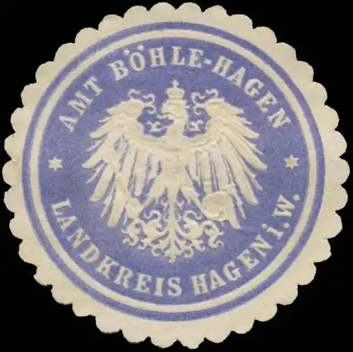 Amt BÃ¶hle-Hagen Landkreis Hagen/Westfalen
