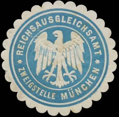 Reichsausgleichamt Zweigstelle MÃ¼nchen