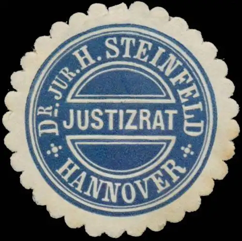Justizrat Dr. jur. H. Steinfeld