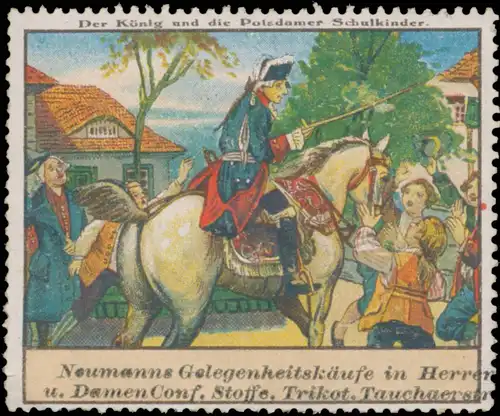 Der KÃ¶nig und die Potsdamer Schulkinder