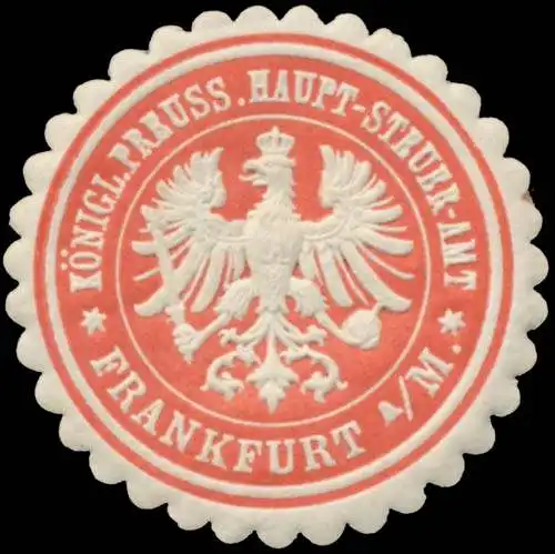 K.Pr. Haupt-Steuer-Amt Frankfurt/Main