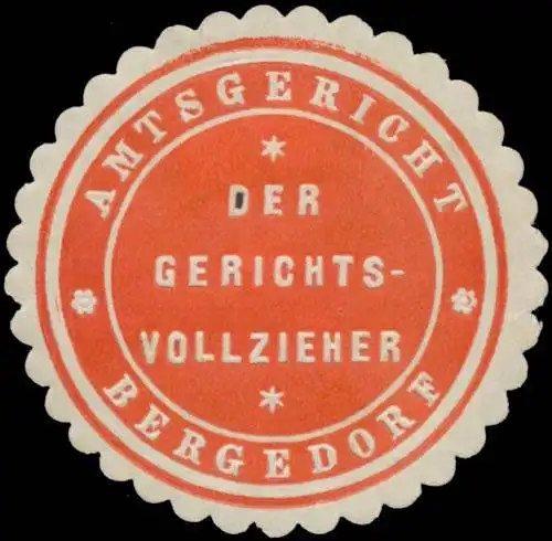 Der Gerichtsvollzieher Amtsgericht Bergedorf