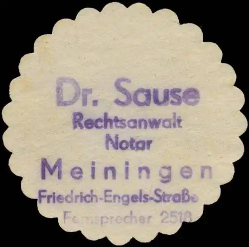 Dr. Sause Rechtsanwalt & Notar
