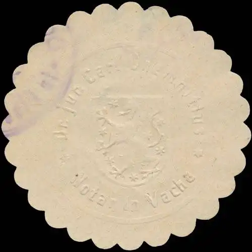 Dr. jur. Carl Chemnitius Notar in Vacha