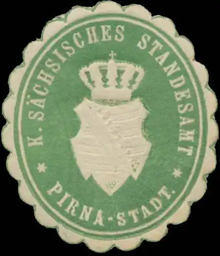 K. S. Standesamt Pirna-Stadt