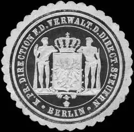 K.Pr. Direction für die Verwaltung der Direct. Steuern - Berlin