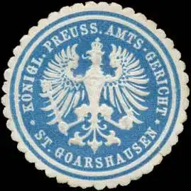 KÃ¶nigl. Preuss. Amts-Gericht St. Goarshausen