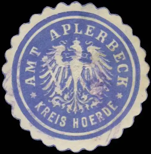 Amt Aplerbeck Kreis HÃ¶rde
