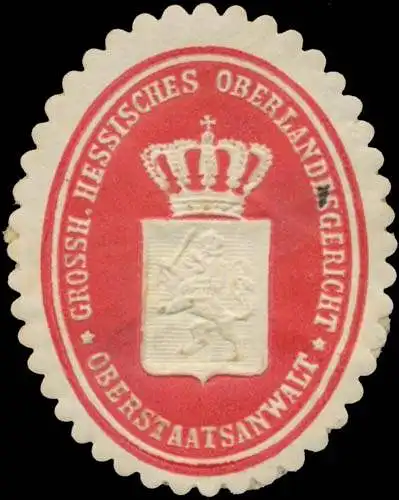 Oberstaatsanwalt Gr. Hessisches Oberlandesgericht